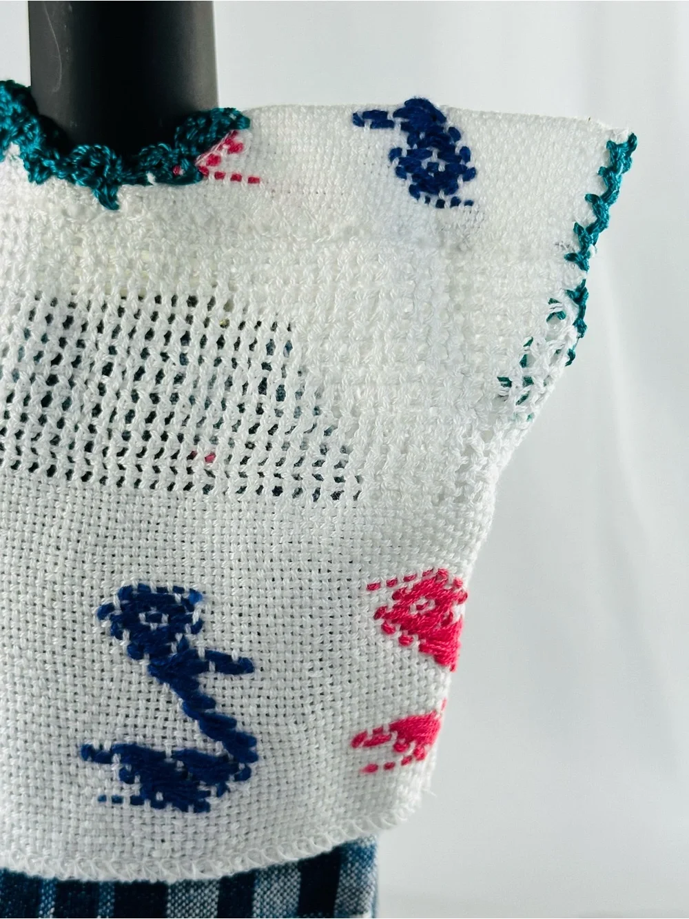 Handwoven Guatemalan Huipil & Corte Wine Bottle Cover